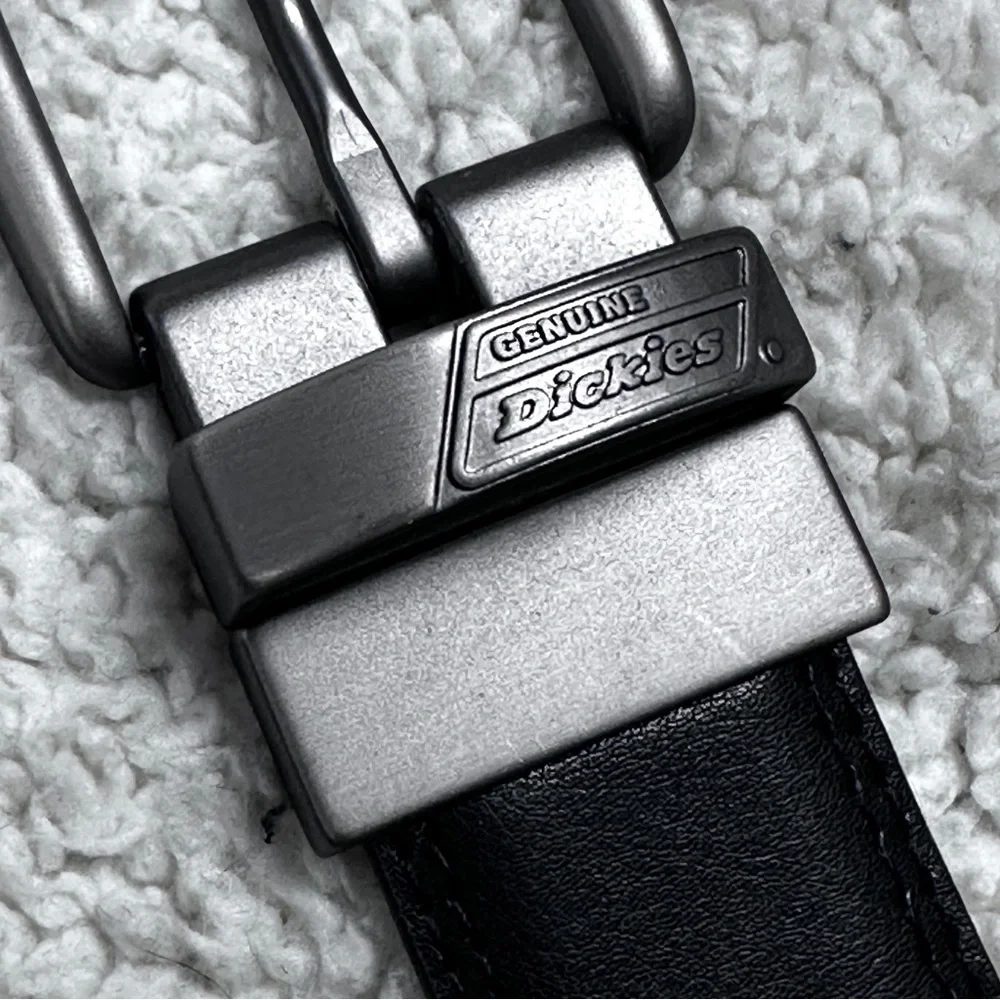 Dickies‎ Mens Belt Reversible Brown Black Leather Size 32 Made in Guatemala NWOT